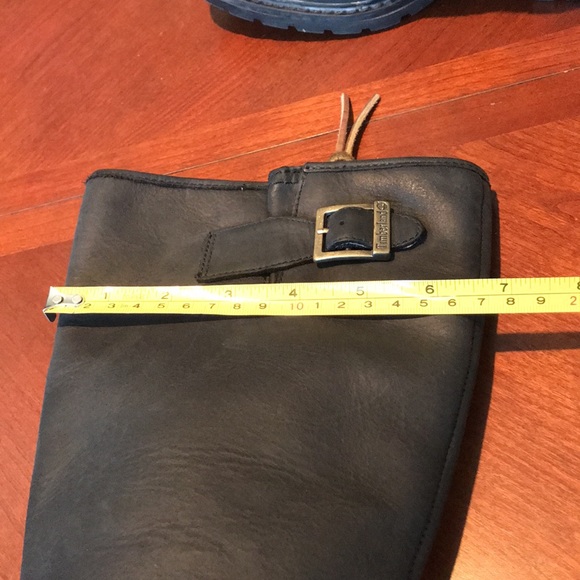 Timberland black leather boots size 7M - Picture 10 of 16